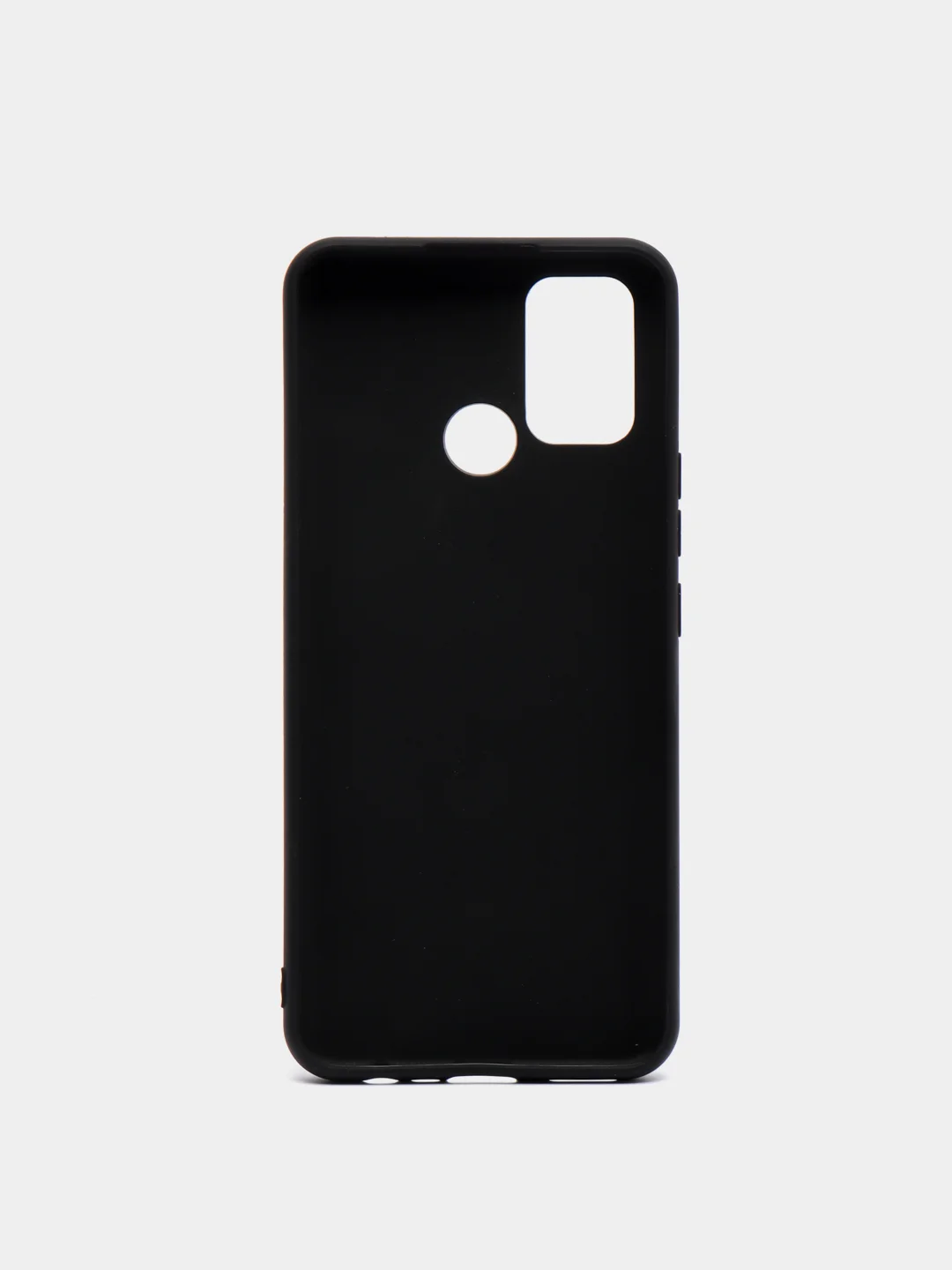 Силиконовый черный матовый чехол для Realme 3 / C3 / 7 / 7i / 6 PRO / C15 / C21