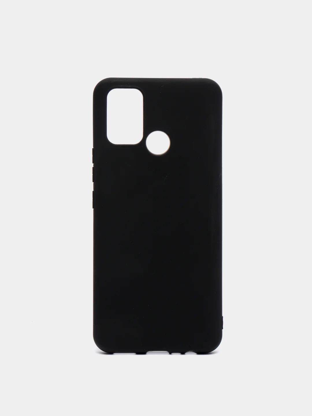 Силиконовый черный матовый чехол для Realme 3 / C3 / 7 / 7i / 6 PRO / C15 / C21