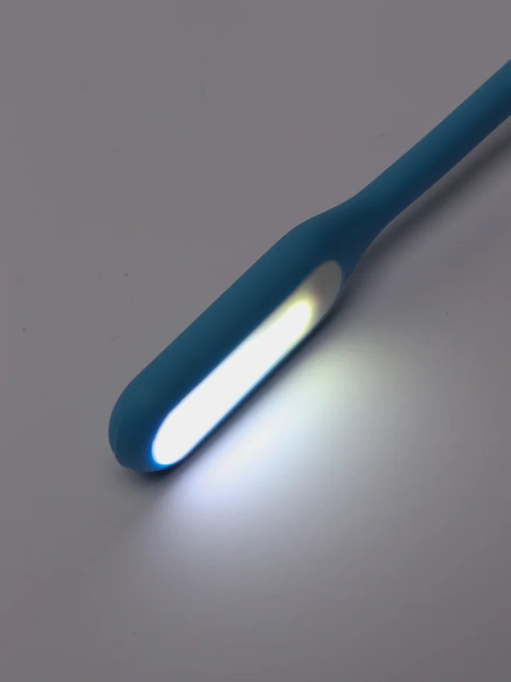 Голубой светодиодный фонарь USB
