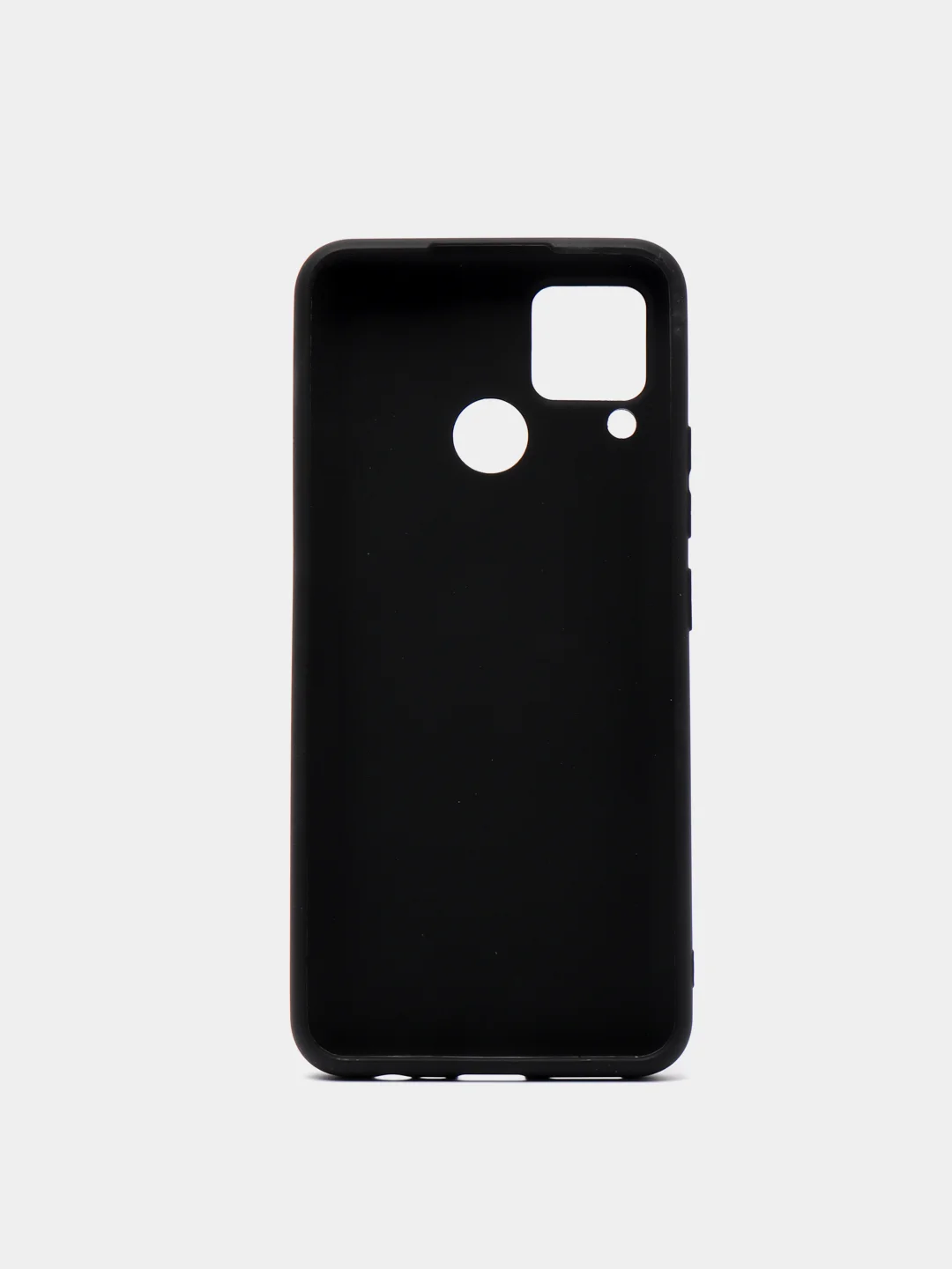 Силиконовый черный матовый чехол для Realme 3 / C3 / 7 / 7i / 6 PRO / C15 / C21