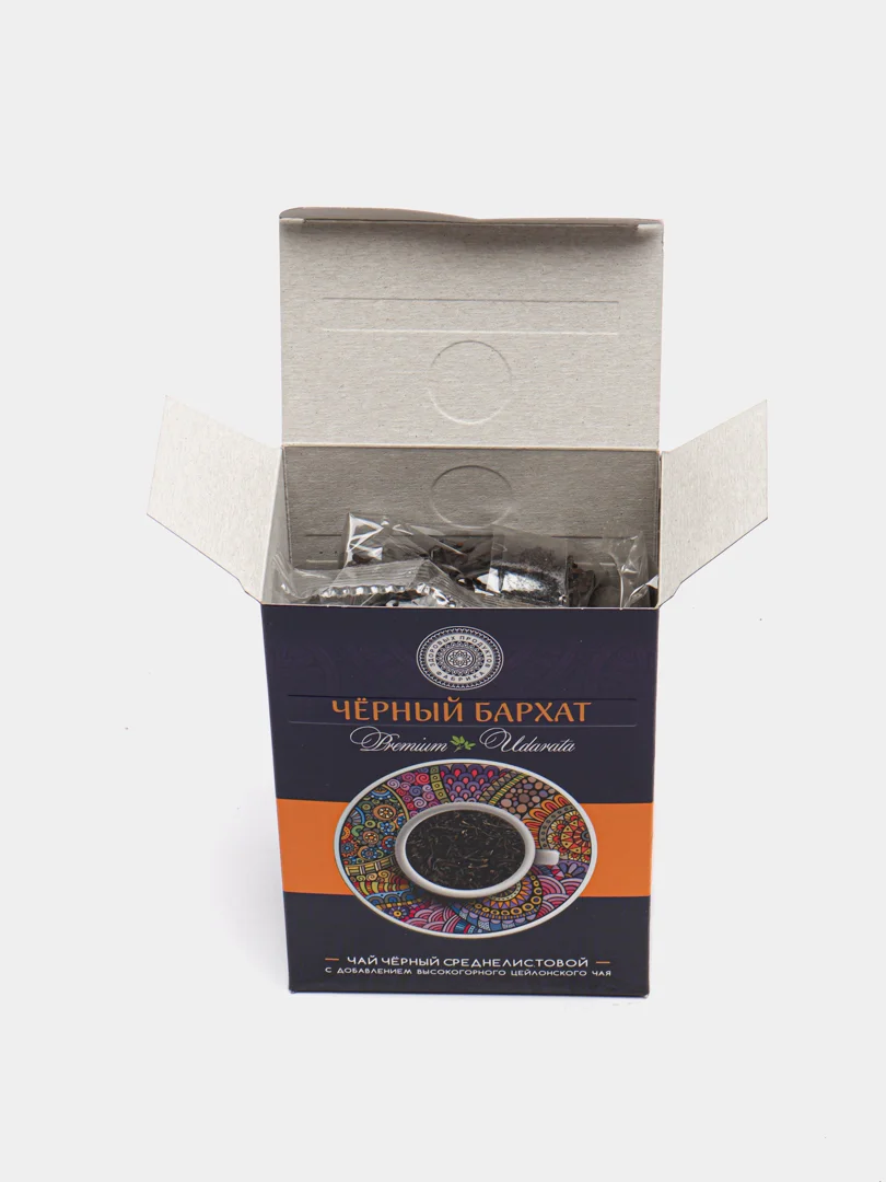 Черный чай "Черный бархат", 120 г