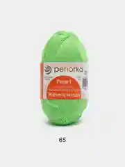 Лайм пряжа Пехорка Жемчужная 50% Хлопок 50% Вискоза 100г 425м