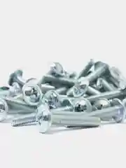 Винт, мебельный, с прессшайбой, DIN 967, оцинкованный, 4x25мм, 50шт