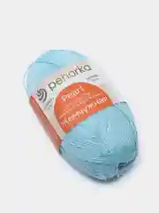 Голубой пряжа Пехорка Жемчужная 50% Хлопок 50% Вискоза 100г 425м