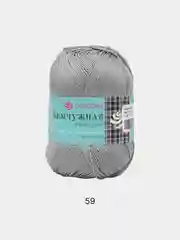 Серый меланж пряжа Пехорка Жемчужная 50% Хлопок 50% Вискоза 100г 425м