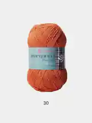 Терракотовый пряжа Пехорка Жемчужная 50% Хлопок 50% Вискоза 100г 425м