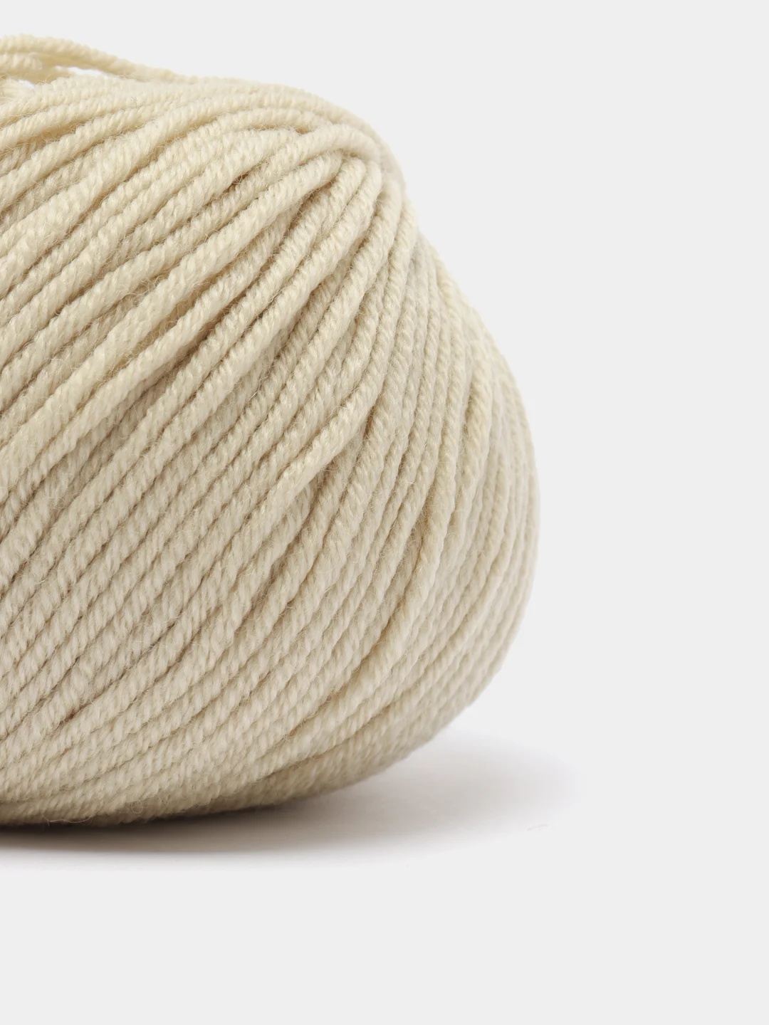 Бежевый пряжа Gazzal Wool 115, мериносовая шерсть, 50г/115м
