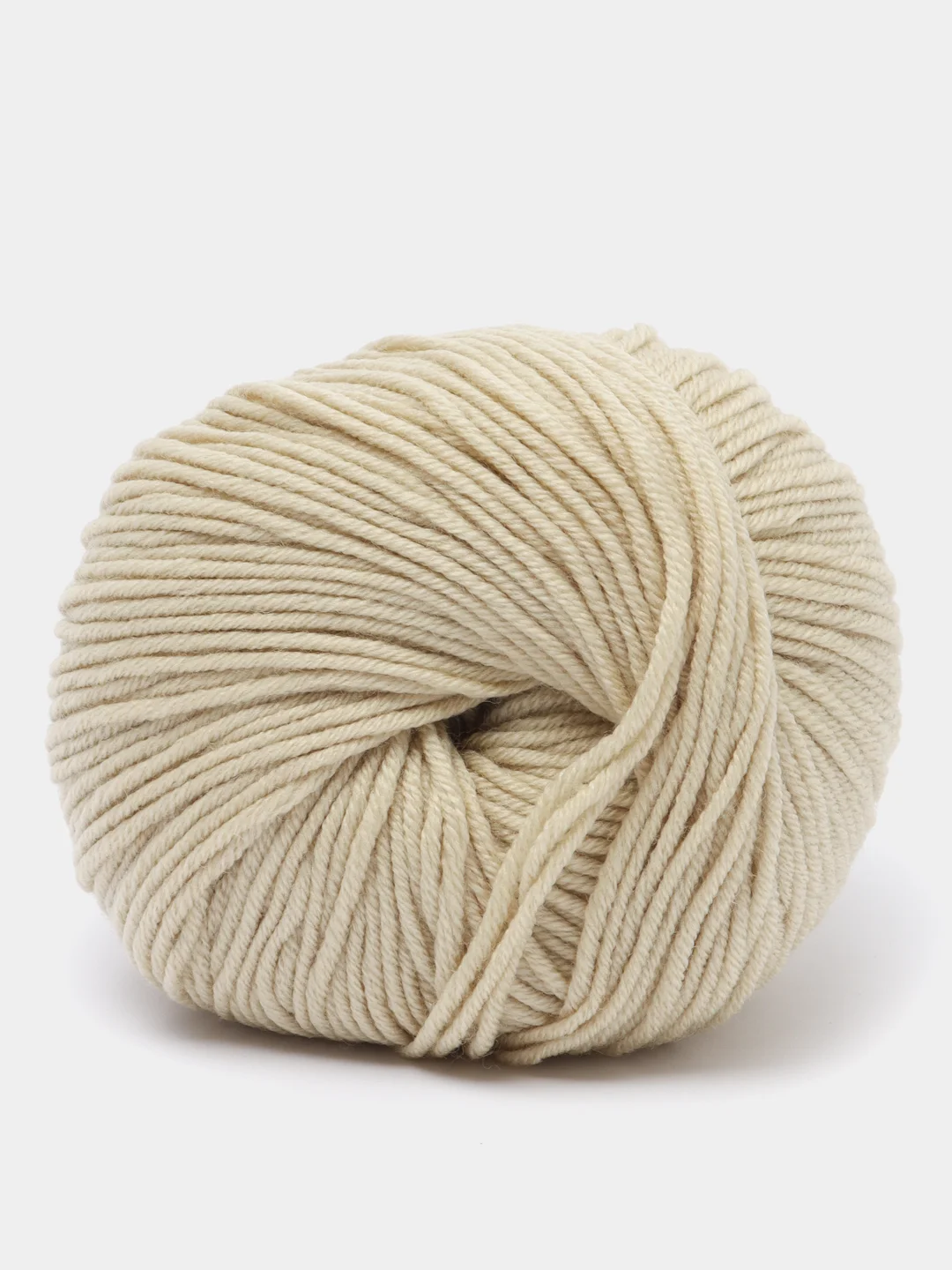 Бежевый пряжа Gazzal Wool 115, мериносовая шерсть, 50г/115м