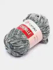 Серый пряжа плюшевая YarnArt Chenille