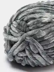 Серый пряжа плюшевая YarnArt Chenille