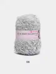 Серый пряжа Пехорка Буклированная 30% мохер, 20% шерсть, 50% акрил, 200г 220м