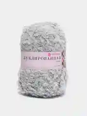 Серый пряжа Пехорка Буклированная 30% мохер, 20% шерсть, 50% акрил, 200г 220м