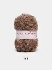 Светло-коричневый пряжа Пехорка Буклированная 30% мохер, 20% шерсть, 50% акрил, 200г 220м