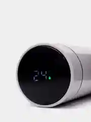 Белый умный термос с датчиком температуры/Термос