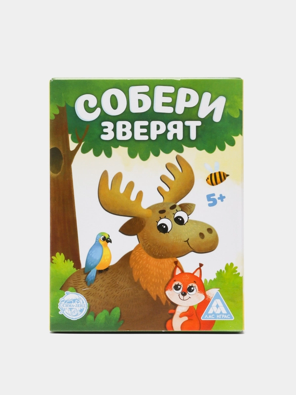 Настольная игра "Собери зверят"