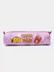 Пенал на молнии мягкий Cats-Fast food школьный, 210 х 45 х 45 мм