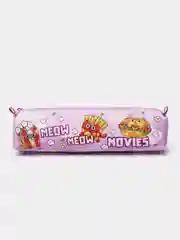 Пенал на молнии мягкий Cats-Fast food школьный, 210 х 45 х 45 мм