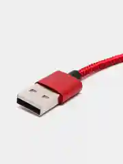 Красный на выбор кабель, магнитный коннектор, micro USB, type C, Apple lightning