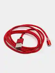 Красный на выбор кабель, магнитный коннектор, micro USB, type C, Apple lightning