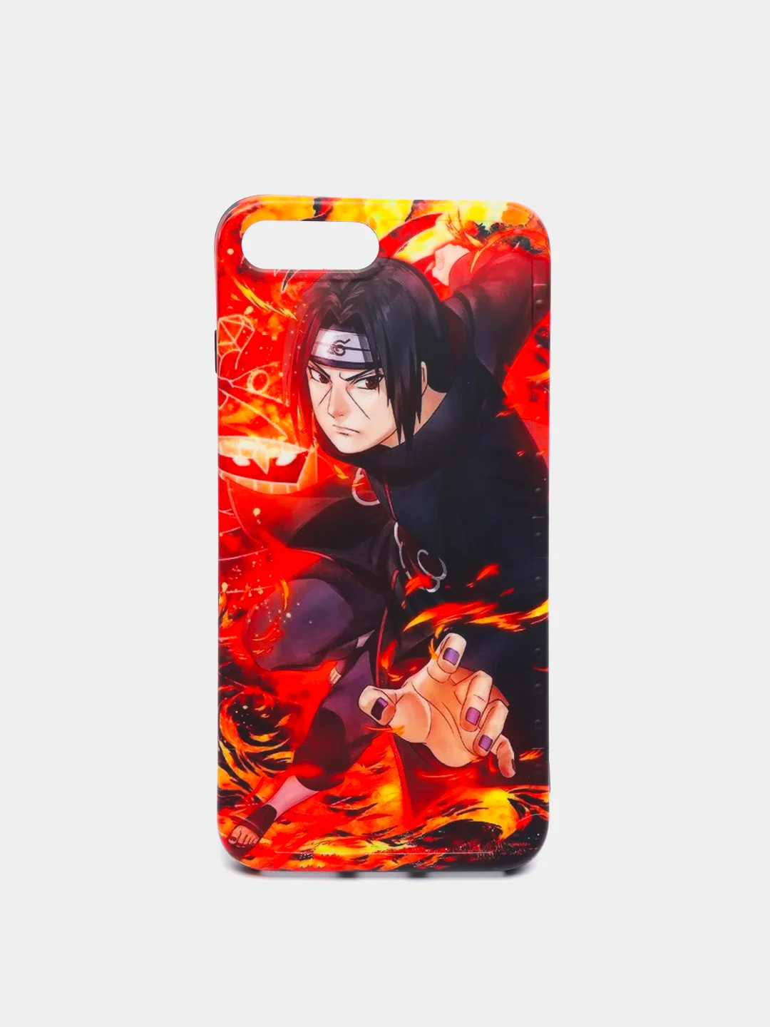 Алый чехол аниме "Наруто" 6 для iPhone 6/6s 7/8 Plus XS 11 XR 12 13 mini Pro