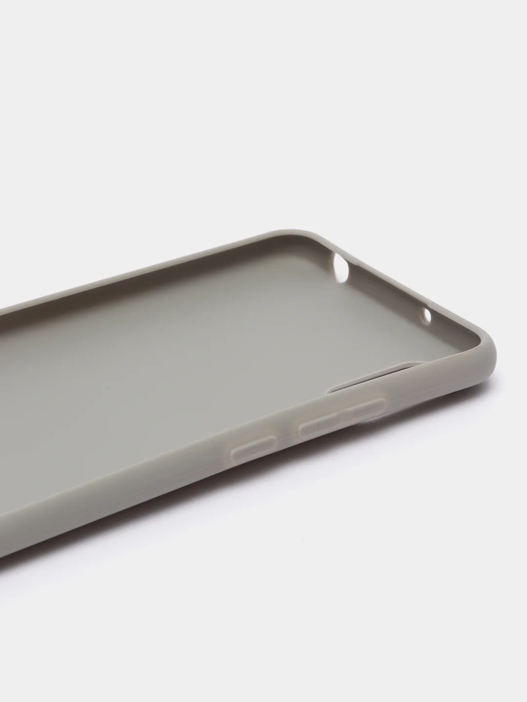 Серебряный чехол для Xiaomi Redmi 9A (Сяоми Редми 9А) силиконовый, матовый, цветной