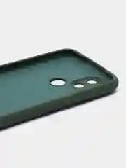 Тёмно-зелёный чехол силиконовый для Realme C21Y, Realme C25Y Реалми С21У / С25У Silicone Cover