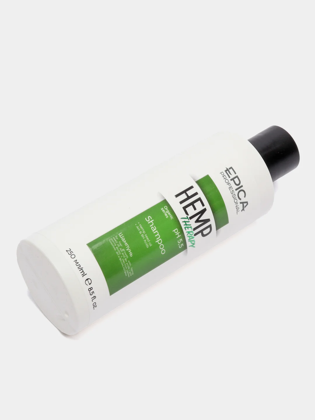 Шампунь для роста с маслом семян конопли, AH и BH кислотами Epica Hemp Therapy Shampoo