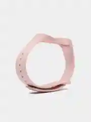 Пудровый силиконовый ремешок Xiaomi Mi Band 3, Mi Band 4 (Сяоми Ми Бэнд 3, Ми Бэнд 4)
