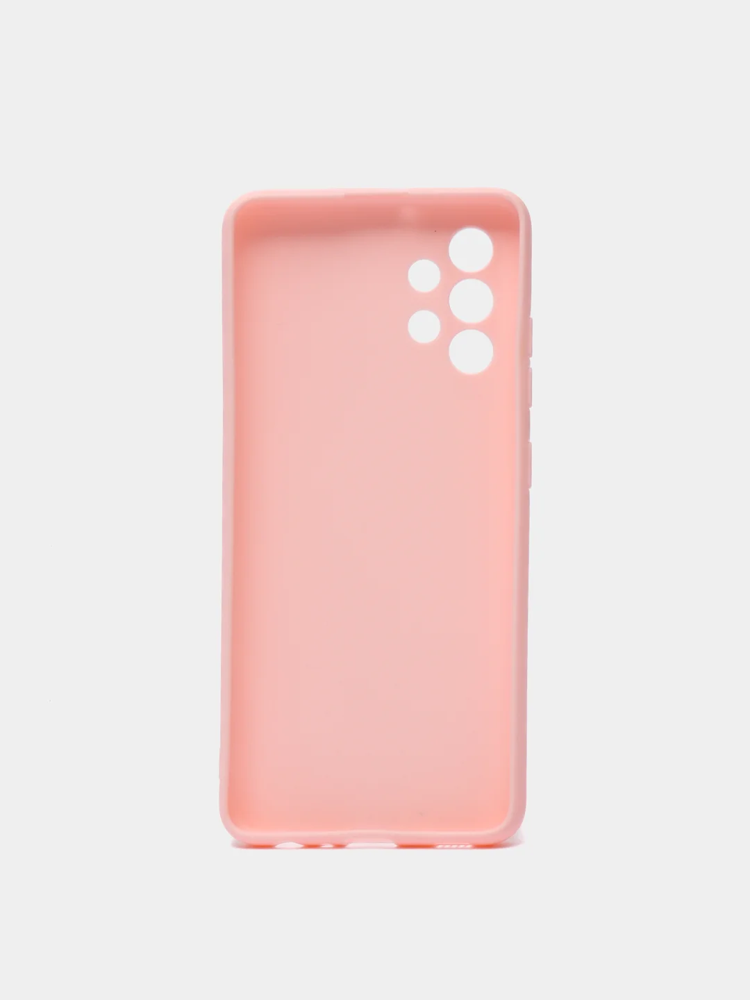 Розовый чехол Samsung A12 / M12 / A22 / M32 / M22 / A32 силиконовый с защитой камеры