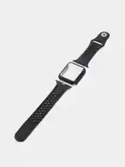 Черный ремешок, бампер и стекло Apple Watch Classic 38 40 42 44 mm Series 1, 2, 3, 4, 5, 6, SE