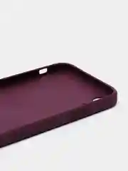 Тёмно-бордовый чехол для iPhone XR, силиконовый, со стеклянной панелью