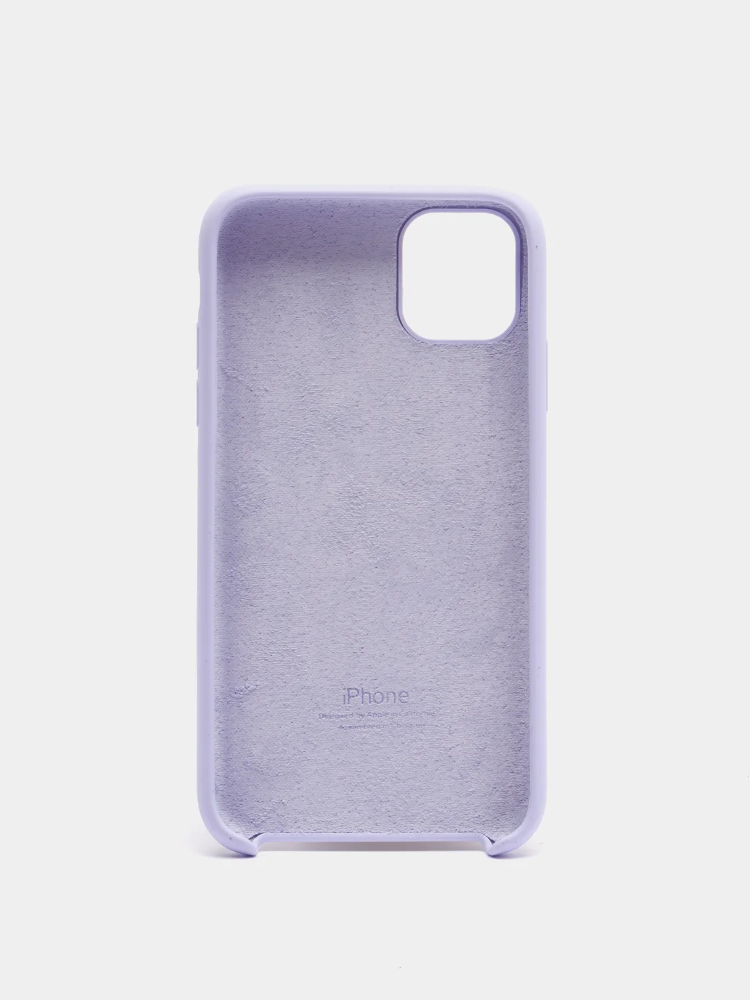 Лавандовый чехол Silicon Case на iPhone 11, 12/12 Pro, силиконовый