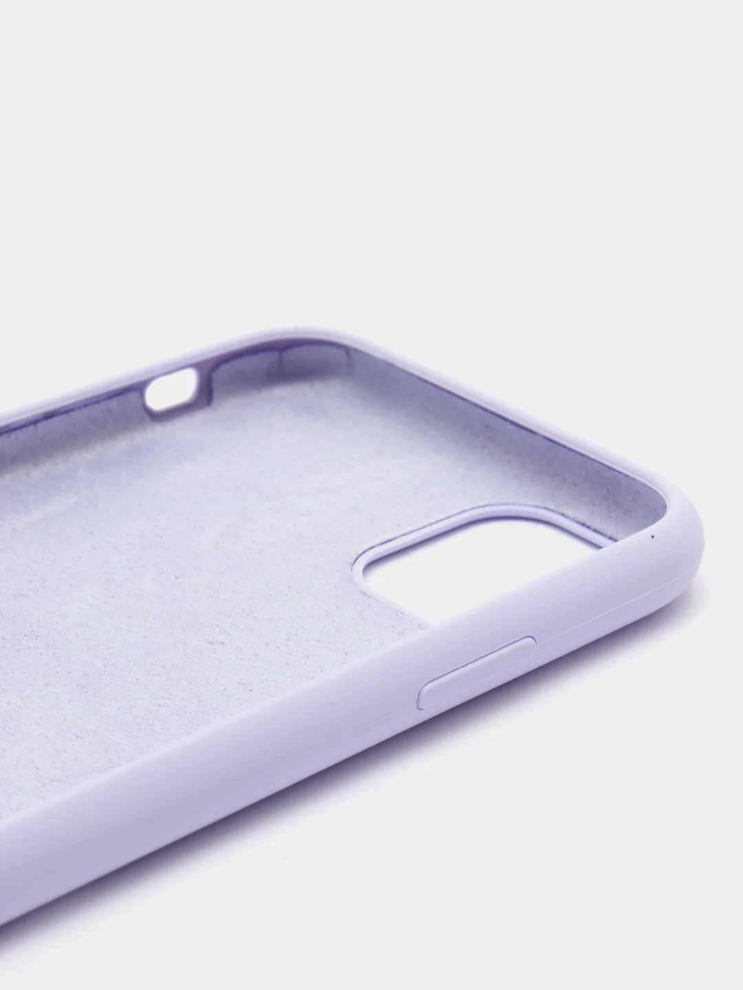 Лавандовый чехол Silicon Case на iPhone 11, 12/12 Pro, силиконовый
