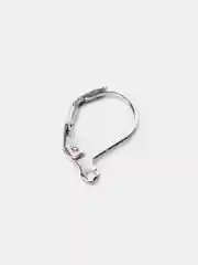Серебряный основа серьги - швензы, 10 штук