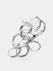 Серебряный основа серьги - швензы, 10 штук