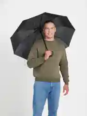 Черный зонт мужской, автоматический