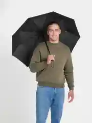 Черный автоматический зонт