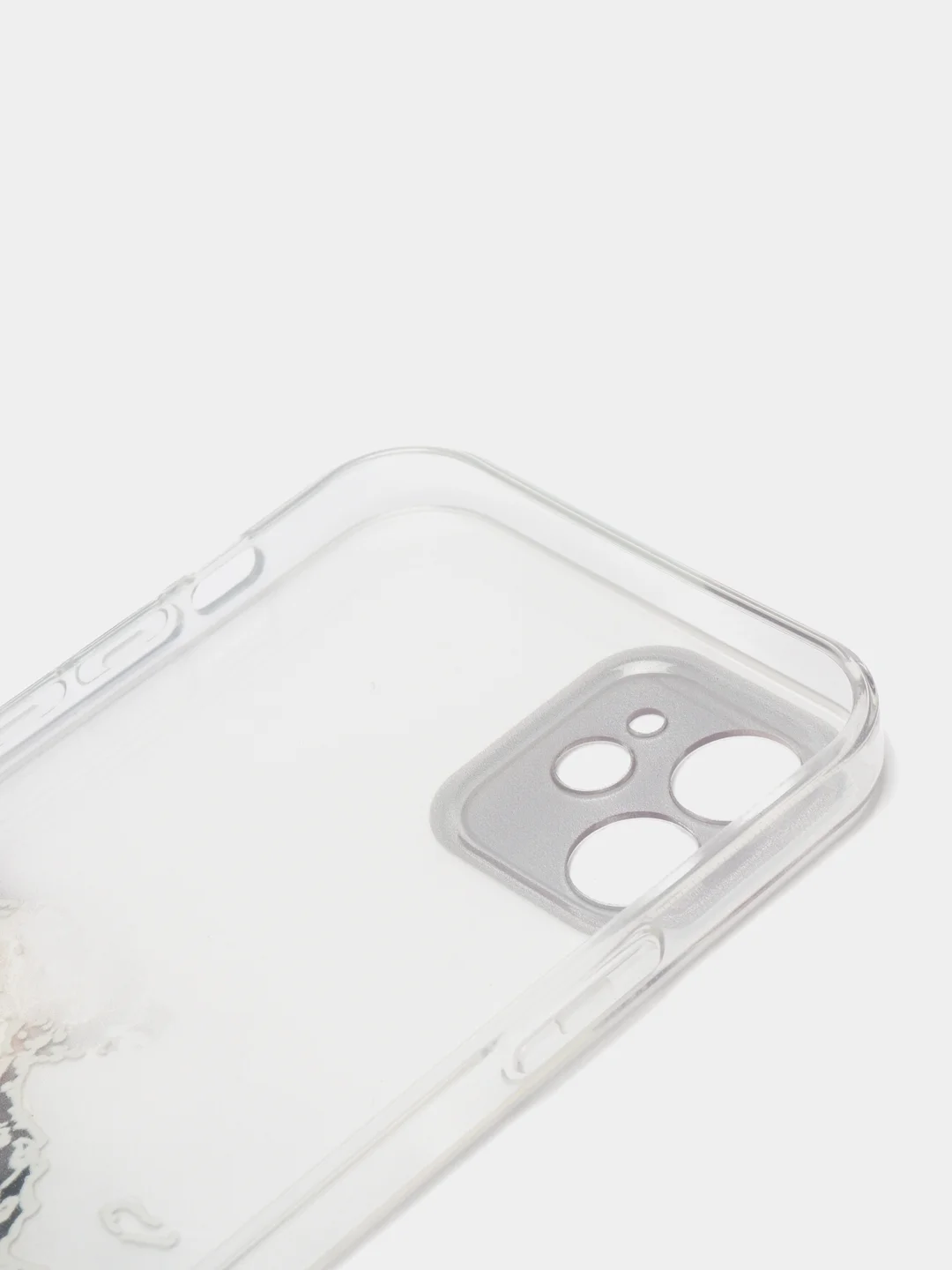 Коричневый чехол Silicone Case для iPhone 13,12,11,XS,X,Pro,Max силиконовый (айфон) с акварельным рис