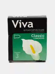Презервативы Viva классические, 3 штуки