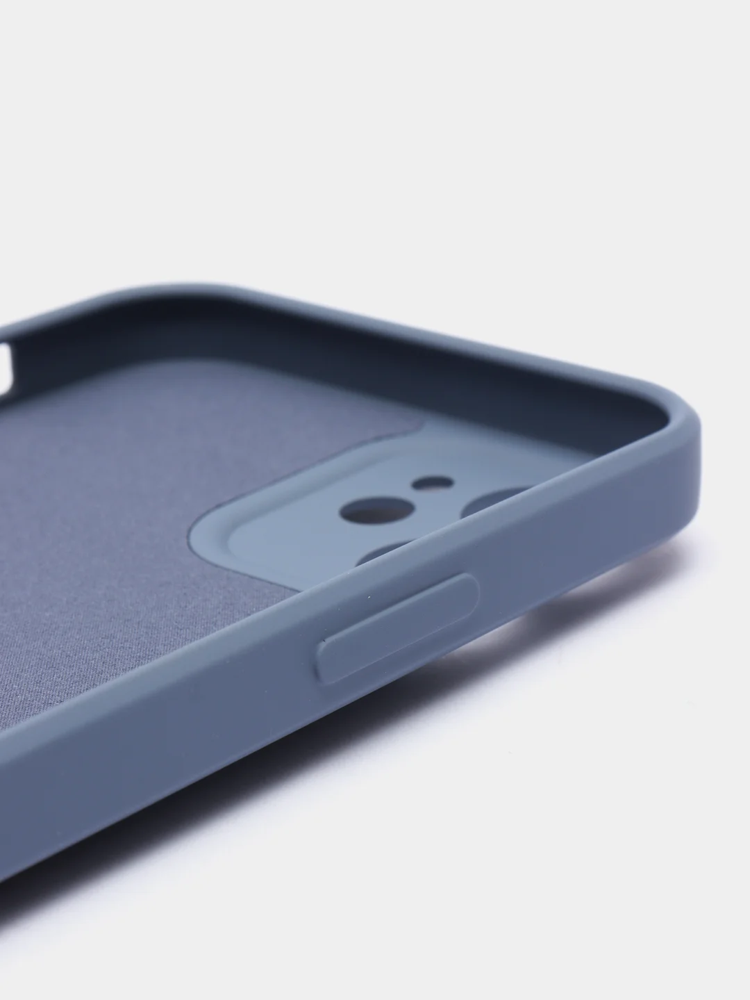 Розовый чехол силиконовый с кольцом на iPhone 12