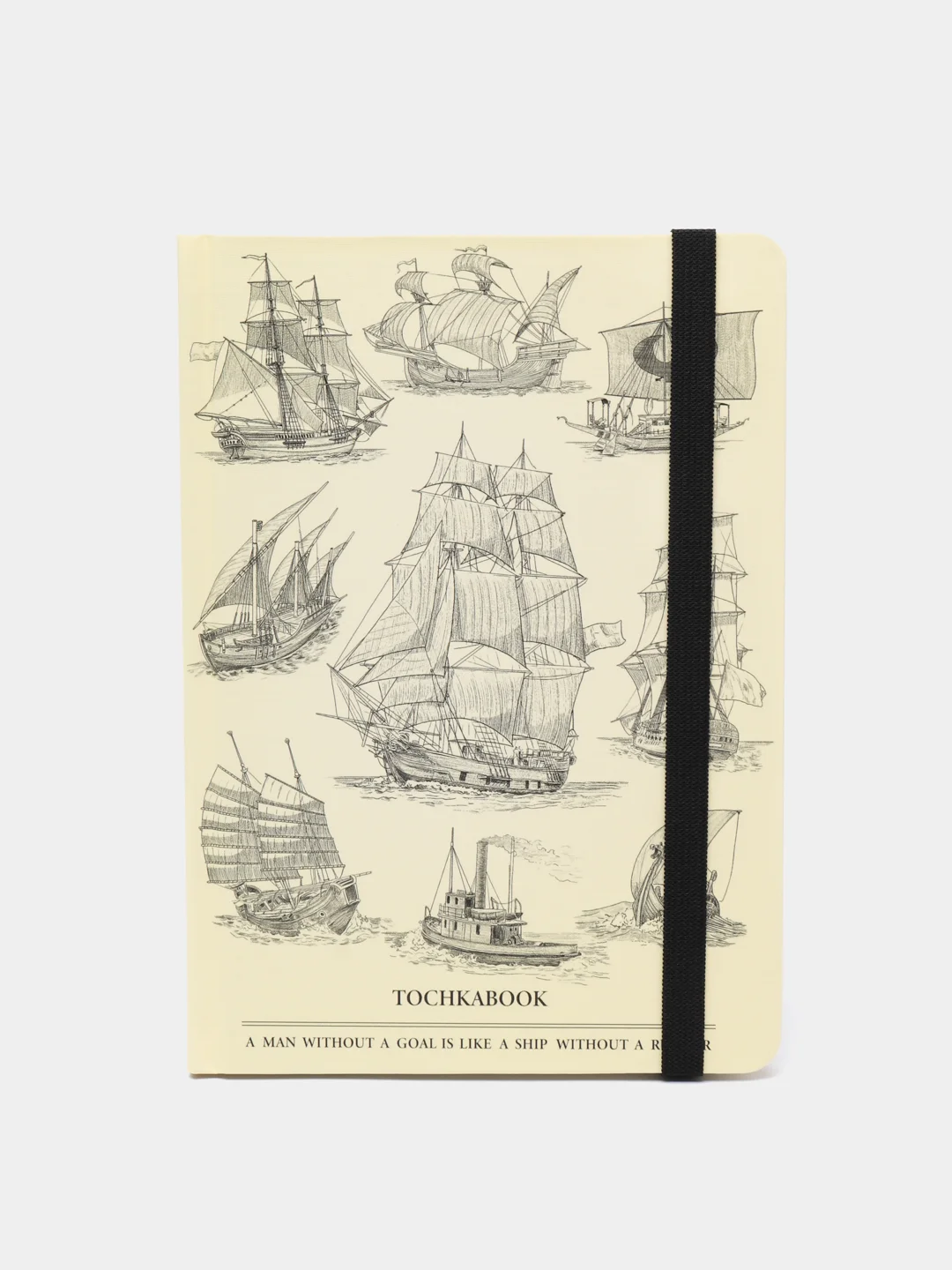 Ежедневник Tochkabook "Корабли", А5, Bullet Journal