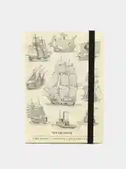 Ежедневник Tochkabook "Корабли",  А5, Bullet Journal