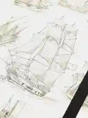 Ежедневник Tochkabook "Корабли",  А5, Bullet Journal
