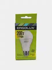 Лампа светодиодная Ergolux Е27, 20 Вт, LED-A65-20W-E27