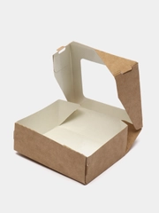 Коробка картонная с окном, упаковка для подарка, 10*8*3,5 см