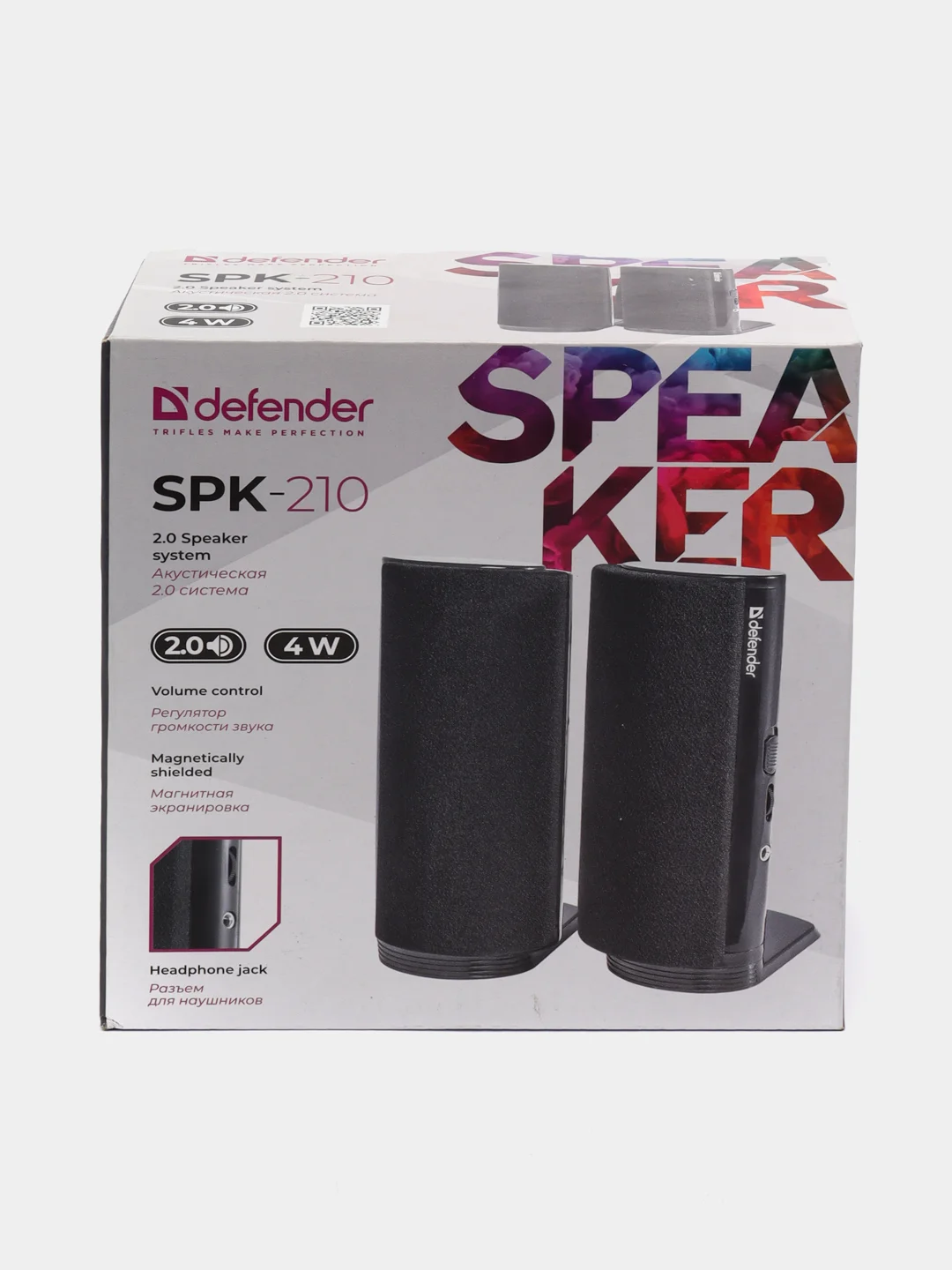 Колонки компьютерные Defender SPK-210 4 Вт, порт для наушников,220 В
