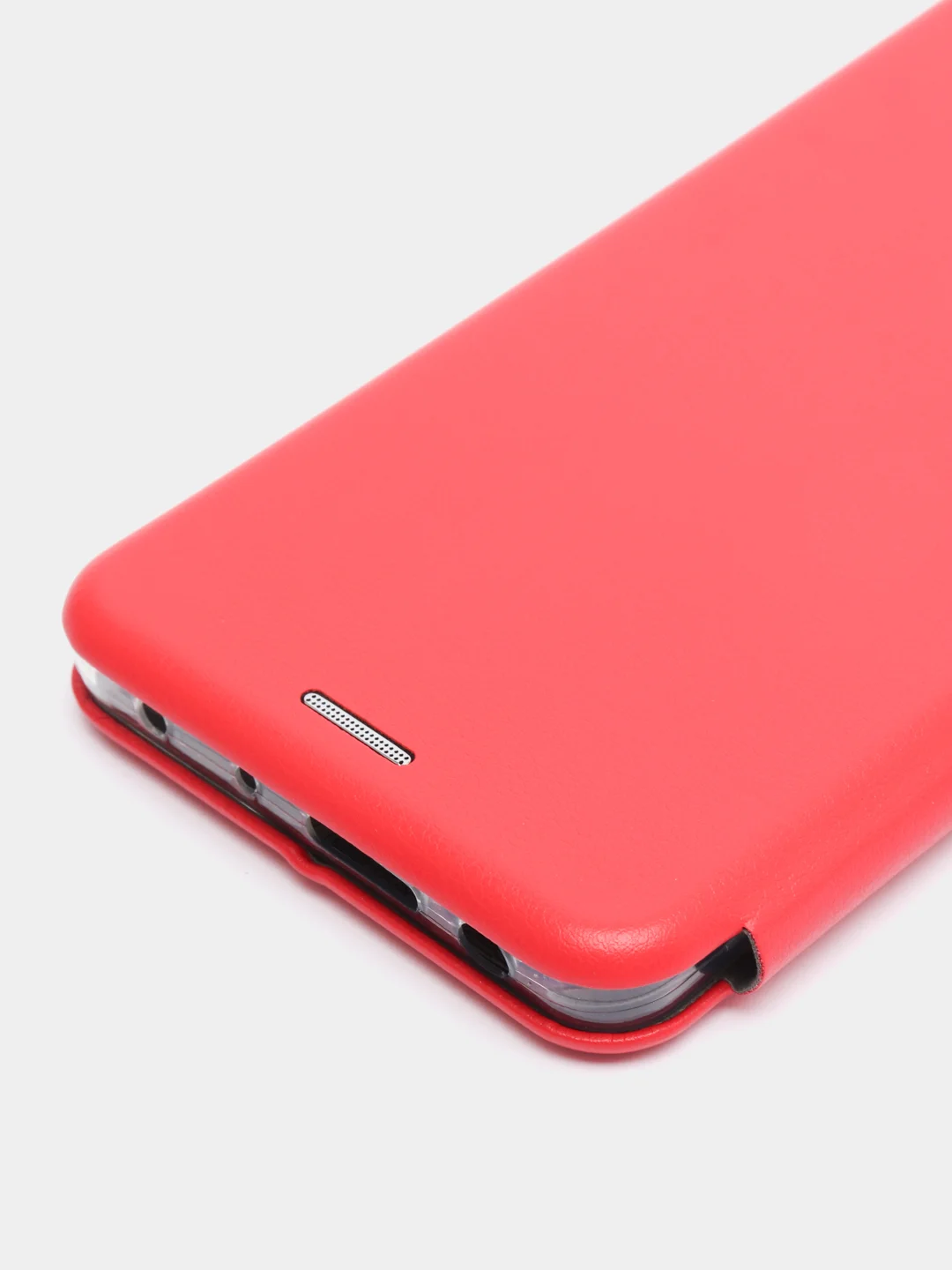 Красный чехол-книжка для Xiaomi Redmi Note 11 PRO, Note 11 5G, силиконовый