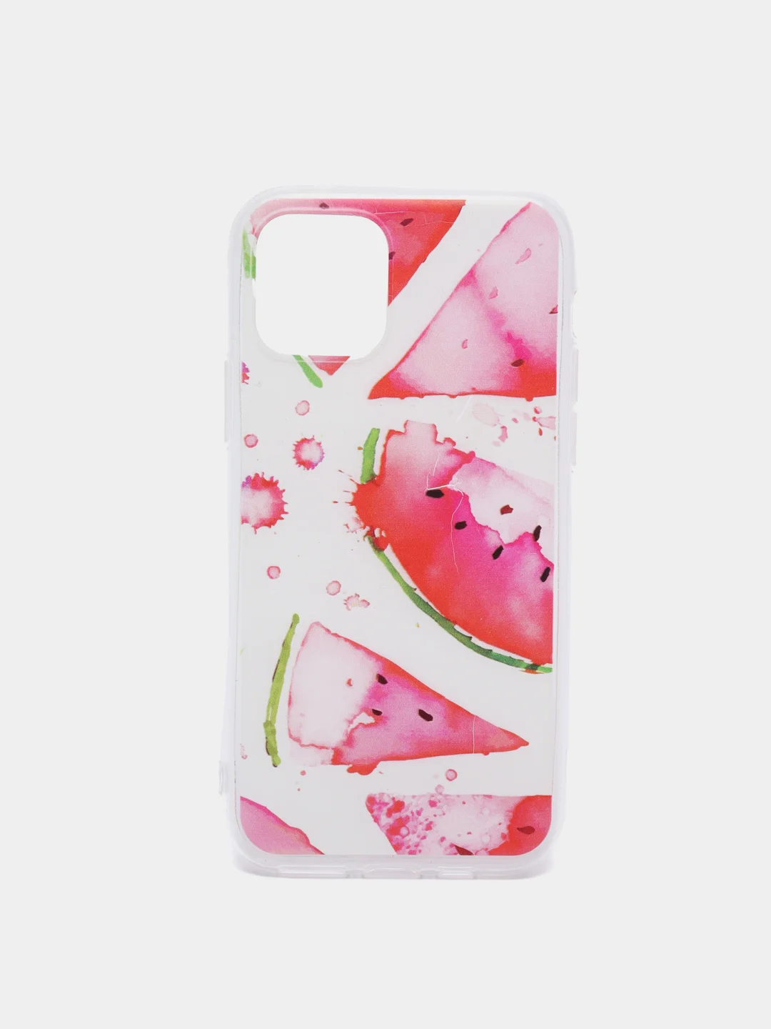 Белый чехол с цветным принтом картинки iPhone 5S/SE/6/6S/7/8/Plus/X/XS/XR/11/12/Mini/Pro/Max