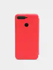 Красный чехол книжка Huawei Y6 2018 / Honor 7C / 7A Pro / Y6 Prime (Хуавей Хонор 7С / 7А Про)