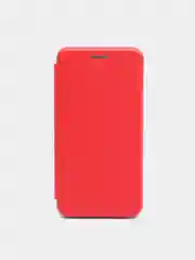 Красный чехол книжка Huawei Y6 2018 / Honor 7C / 7A Pro / Y6 Prime (Хуавей Хонор 7С / 7А Про)